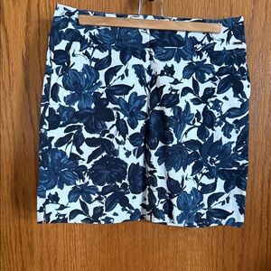 Floral Blue and White Skort by S. C. & Co. Size 6, never worn.